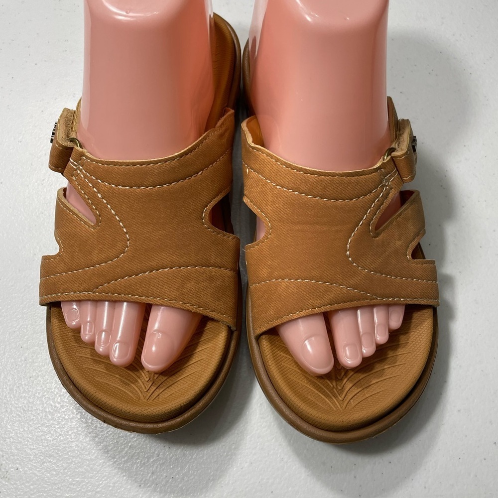 Kuailu Brown Open-Toe Sandals Size 7 SB-80